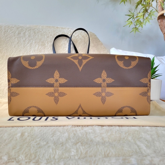 Gorgeous On the Go GM Reverse ❤️ Authentic LV Handbag Shoulder Bag Monogram - Picture 16 of 16